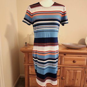 Brooks Brother Striped T-shirt Dress